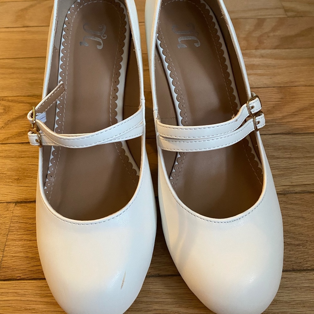 Off White Mary Jane shoes